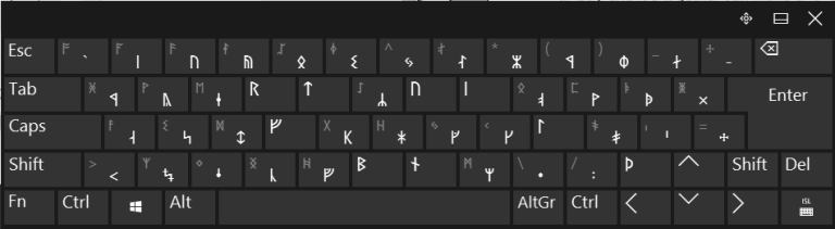 Rune Keyboard